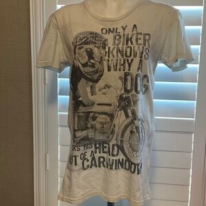 CONNOR White Graphic Tee - Short Sleeve